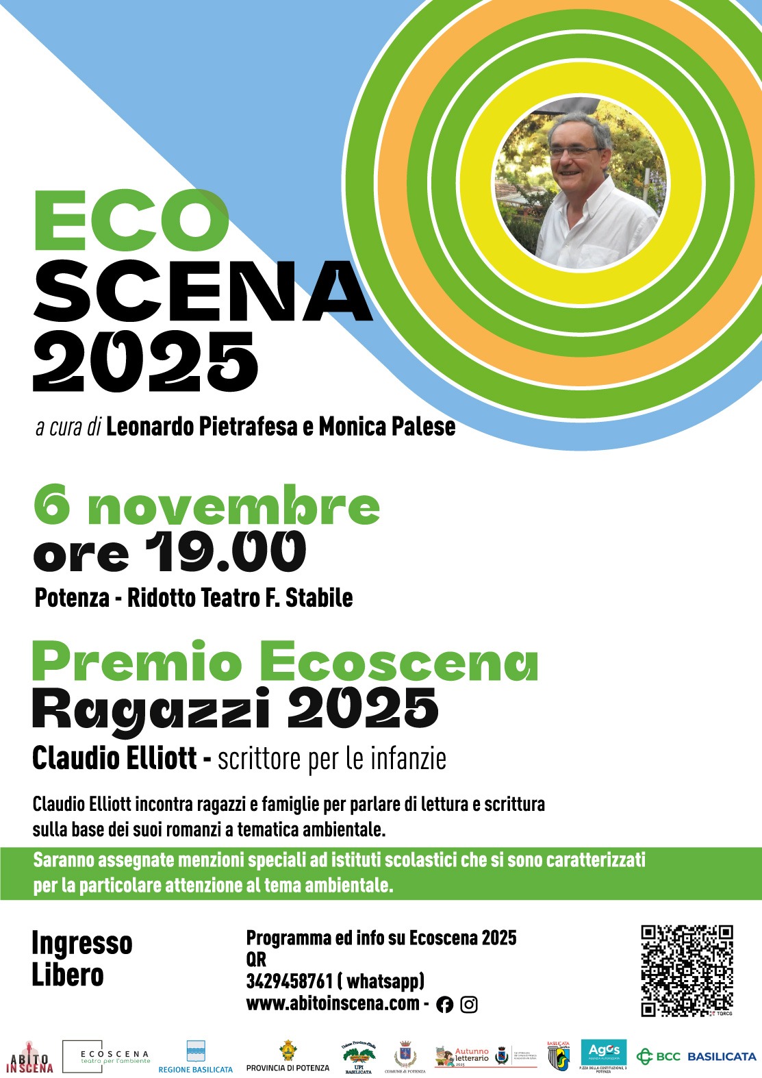 AL VIA LA 4^ EDIZIONE DI ECOSCENA 2025-26 6 E 7 NOVEMBRE 2025